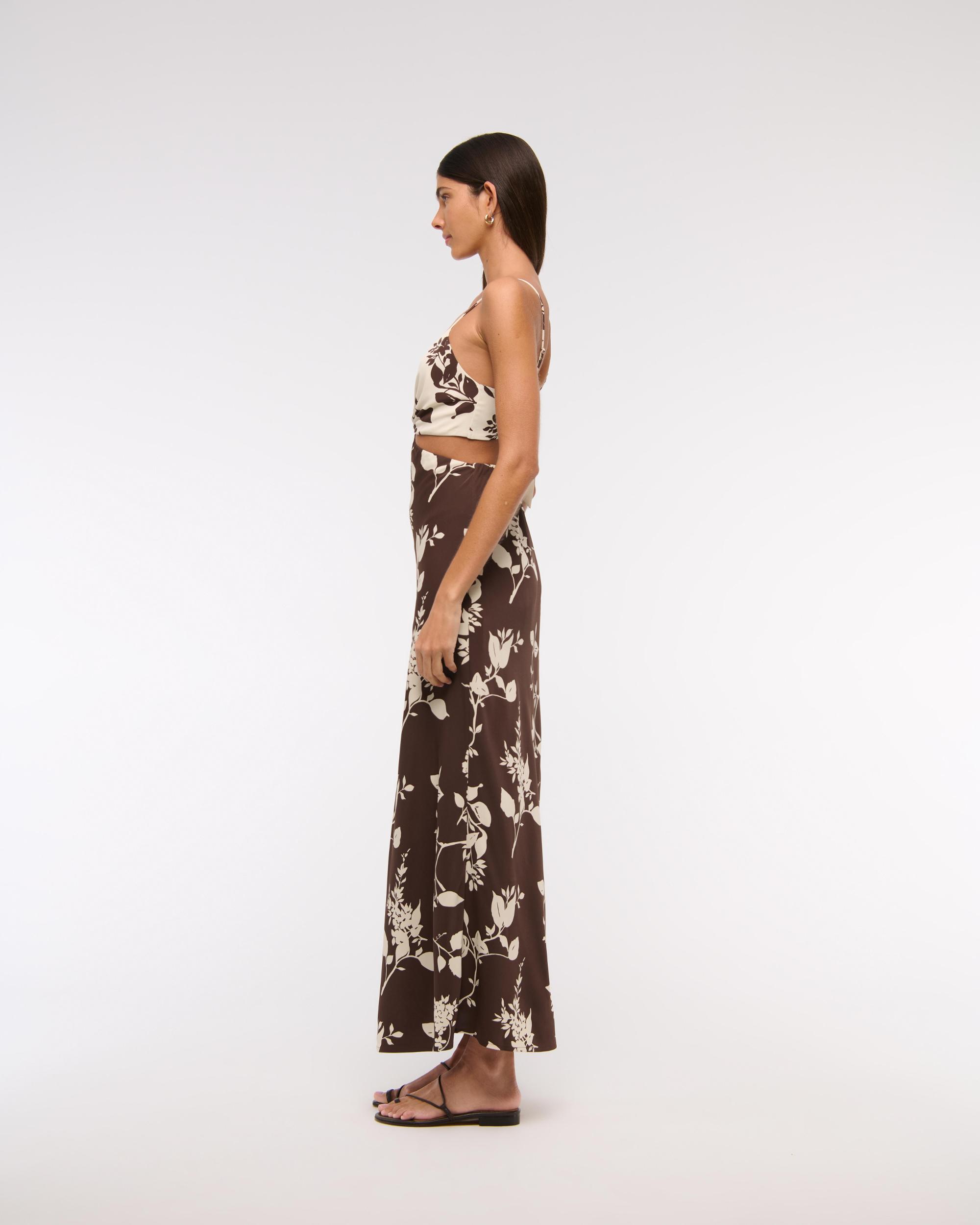 The A&F Julia Slip Cutout Maxi Dress Product Image