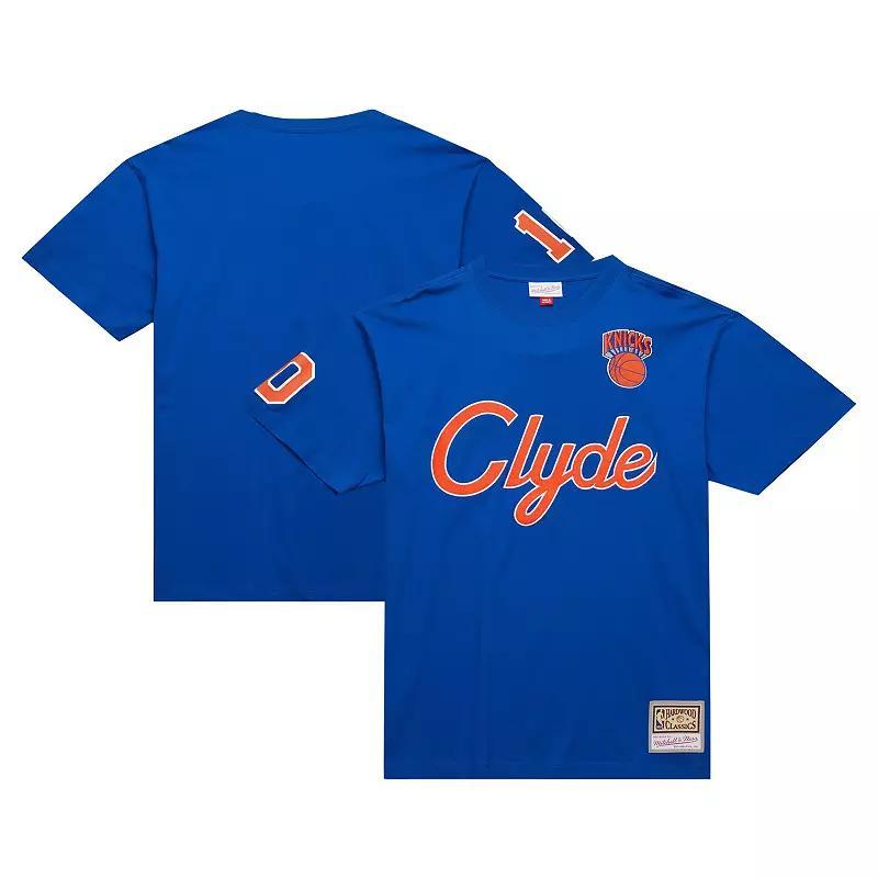 Mens Mitchell & Ness Walt Frazier New York Knicks Premium Nickname T-Shirt Product Image