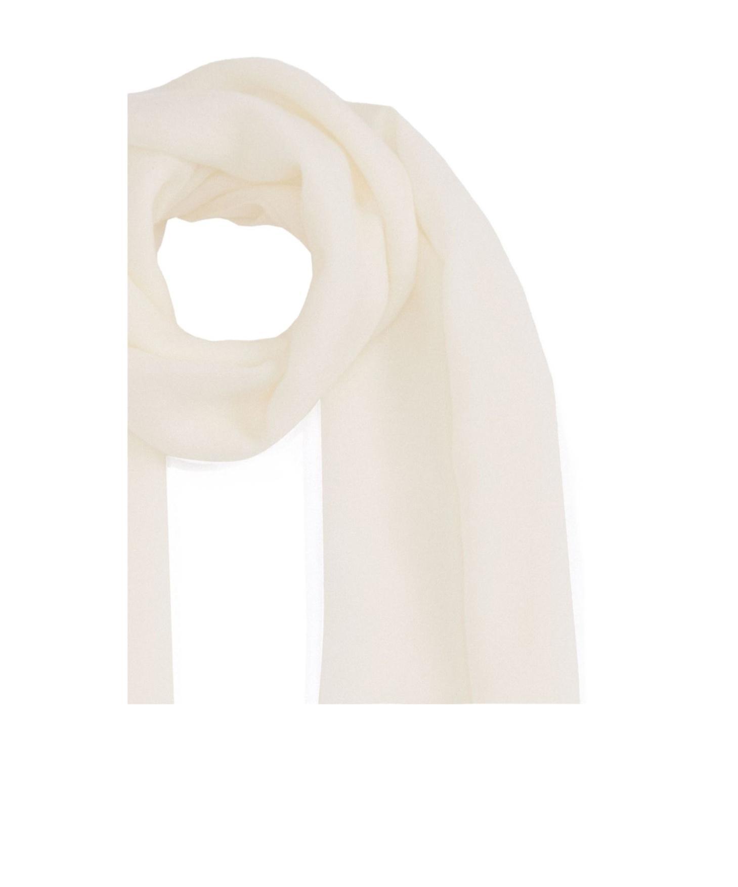 FABIANA FILIPPI Cashmere Scarf In White Product Image