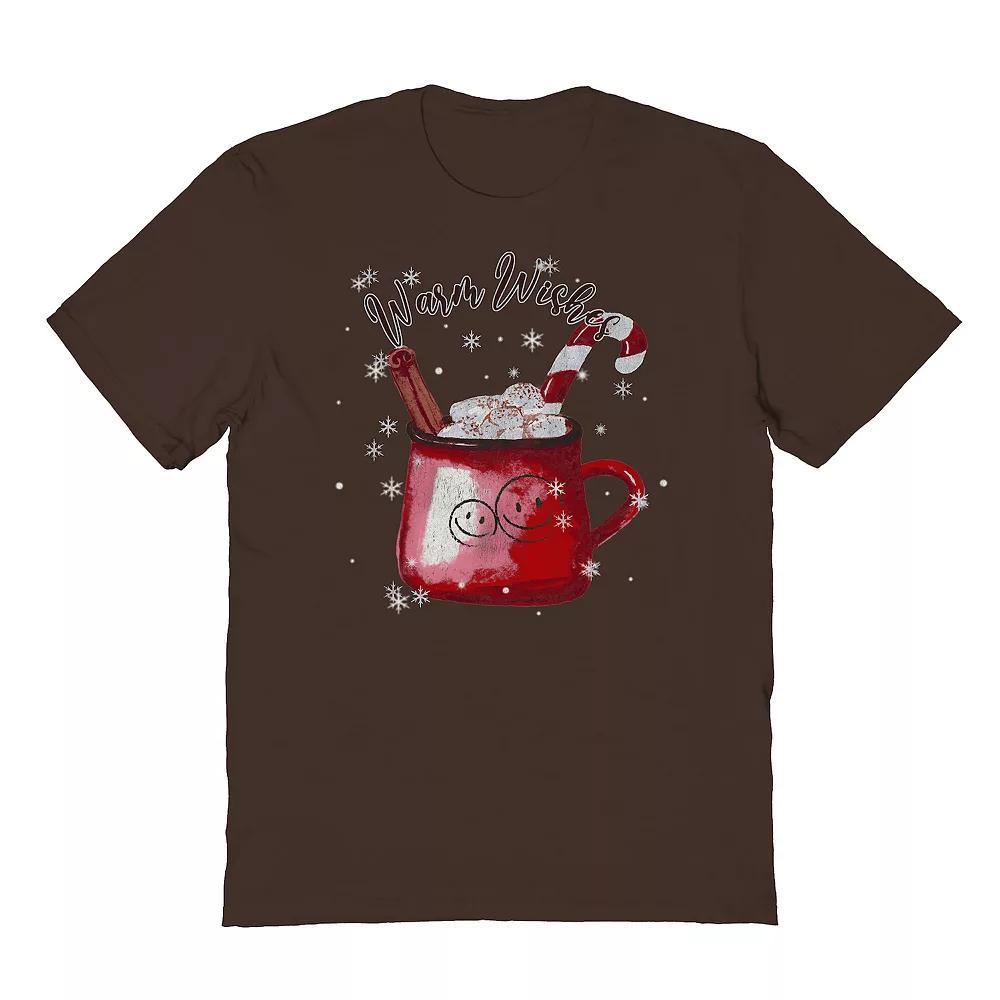 Men's Warm Wishes Graphic Tee, Women's, Size: Medium, Dark Brown Product Image