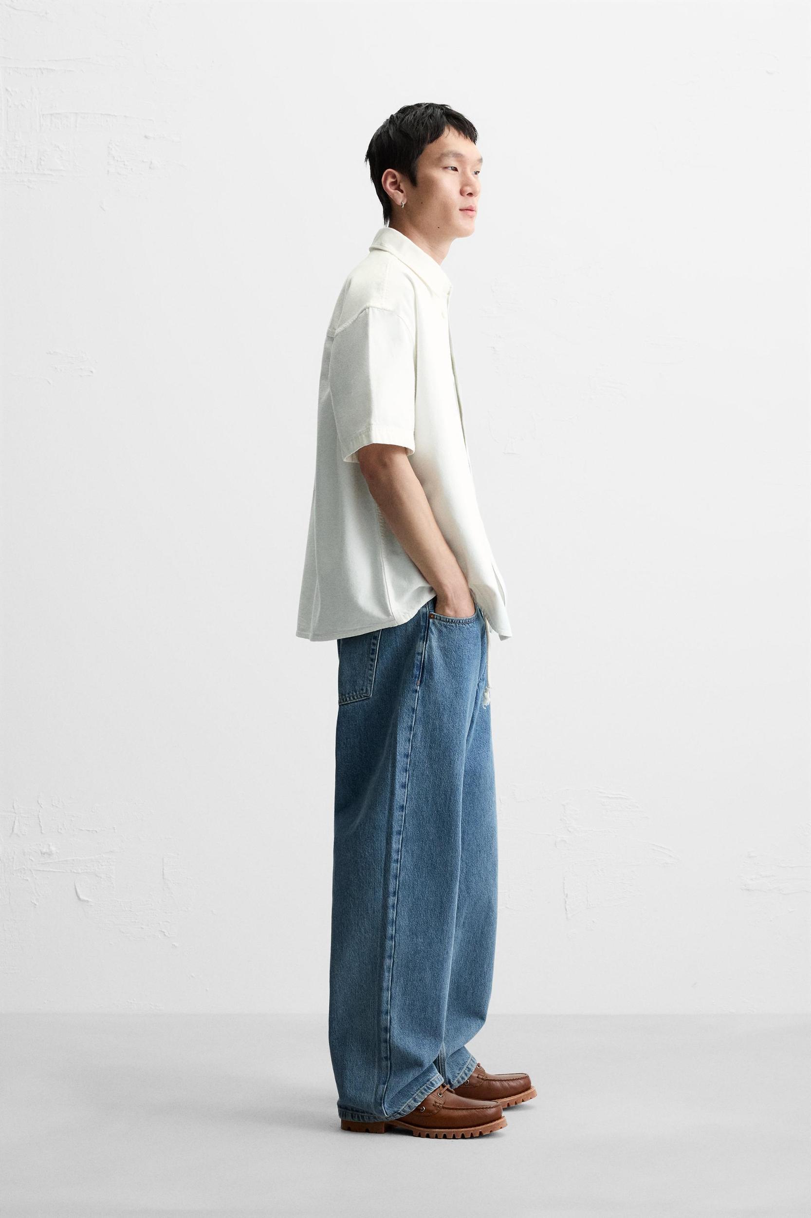 CONTRAST OPEN WEAVE T-SHIRT Product Image