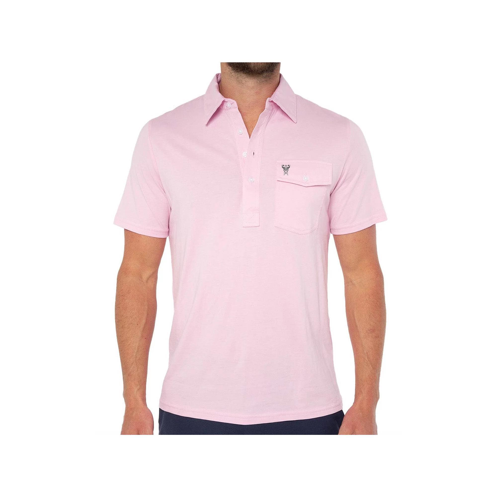 Men's Pink Inter Miami CF Player Polo, Size: Medium, Mls Pink Product Image