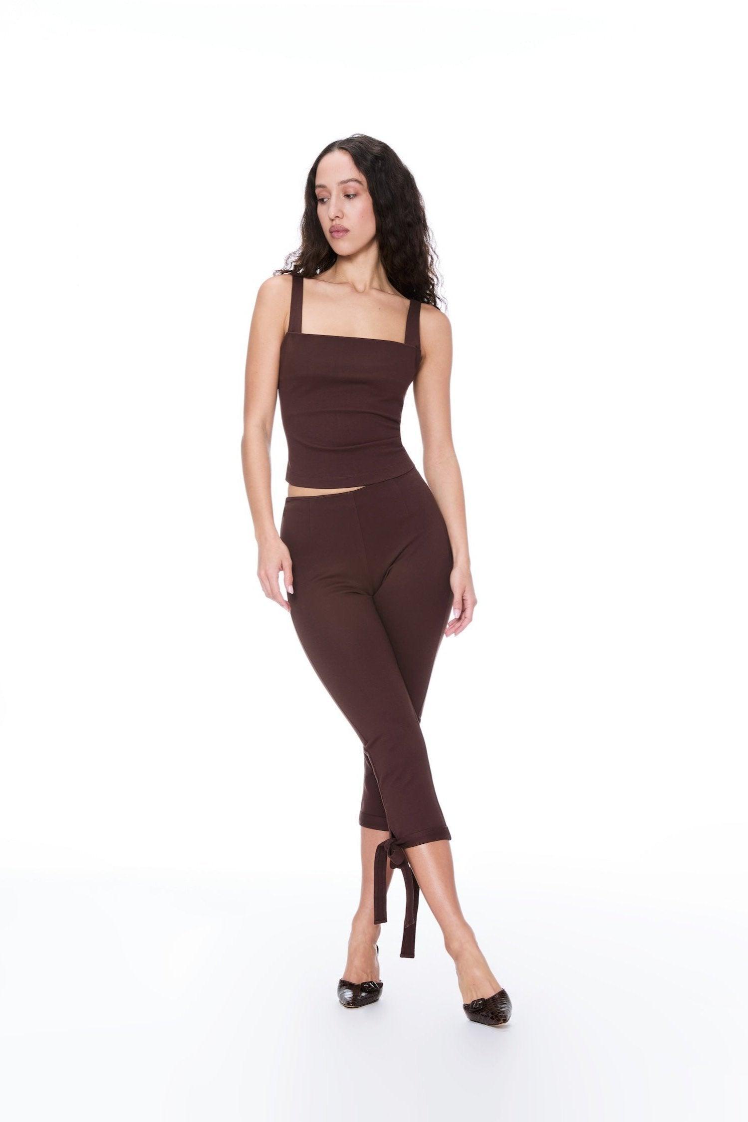 LUNA TOP - CHOCOLATE Product Image
