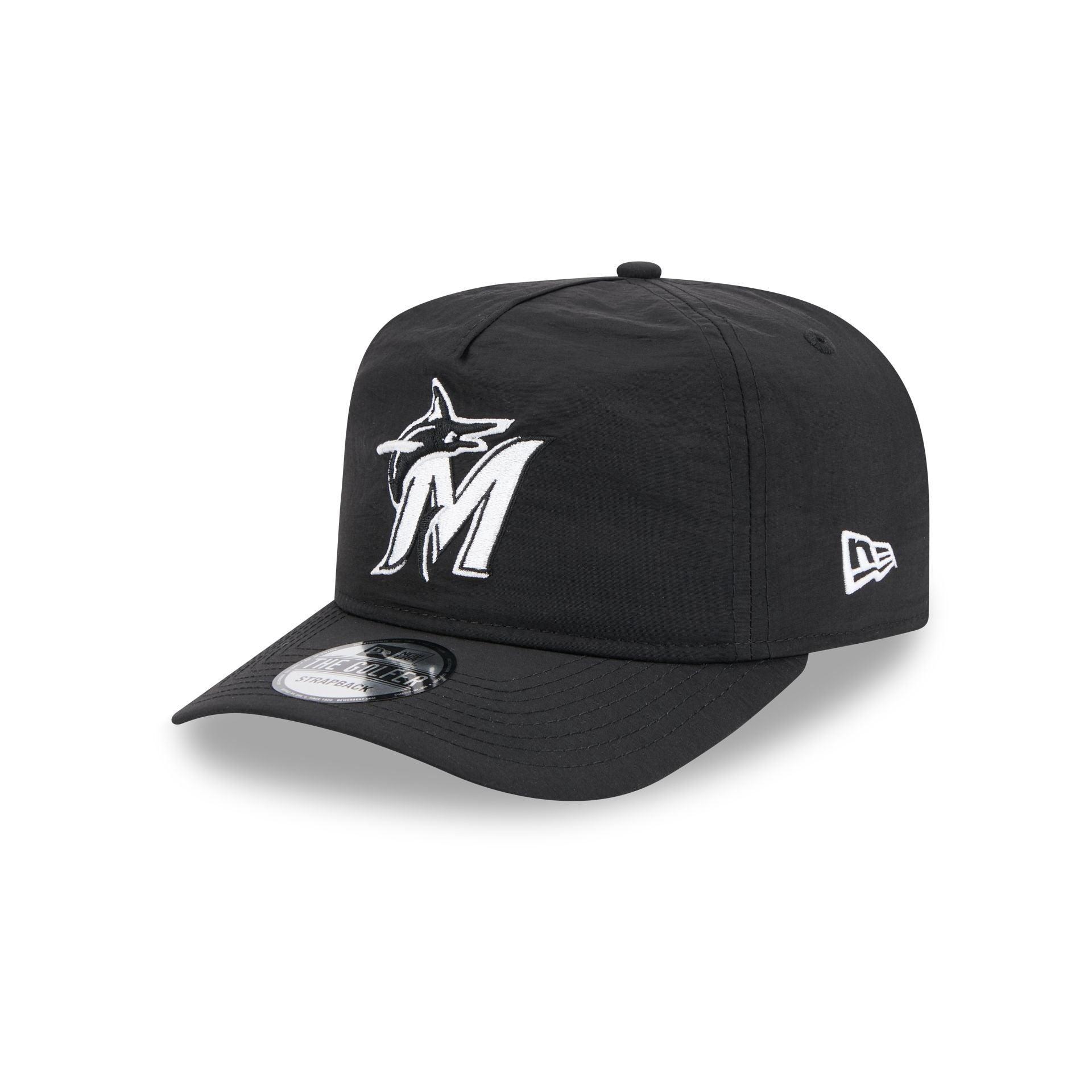 Atlanta Braves Black Script Safety Pin 59FIFTY A-Frame Fitted Hat Male Product Image