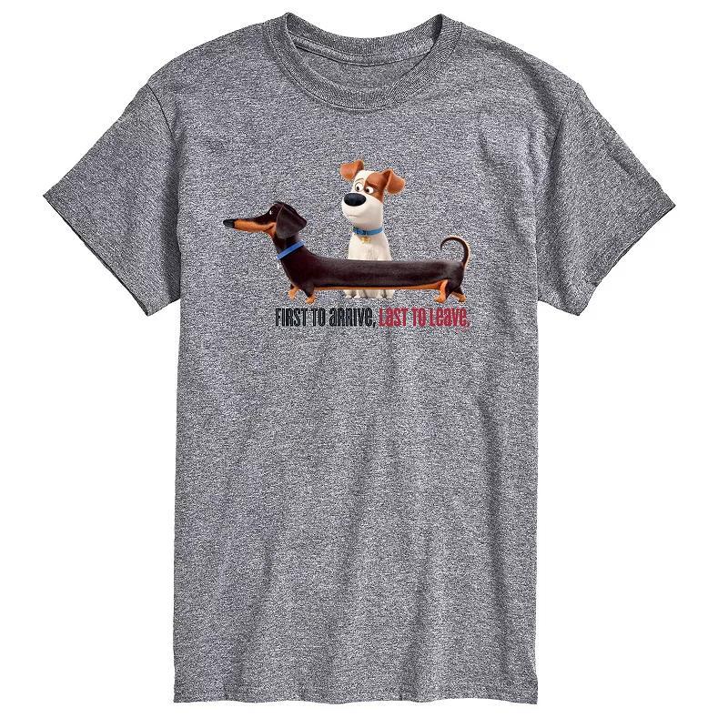 Big & Tall The Secret Life of Pets First To Arrive Dachshund Graphic Tee, Mens Product Image