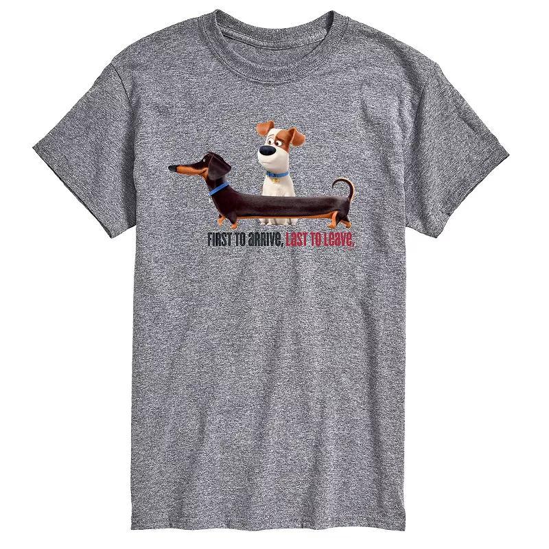 Big & Tall The Secret Life of Pets First To Arrive Dachshund Graphic Tee, Mens Product Image