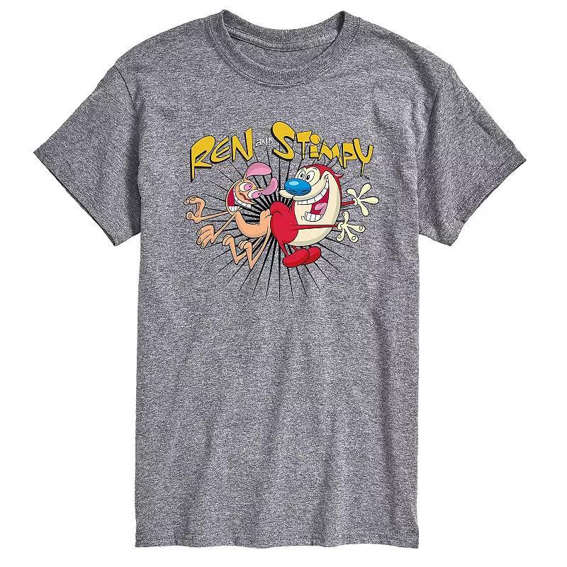 Mens Ren & Stimpy Butt Bump Tee Product Image