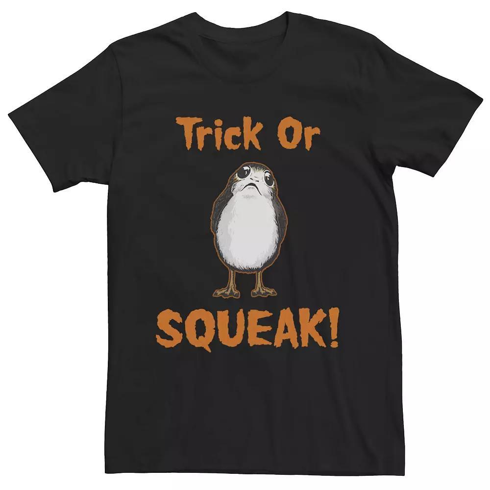 Men's Star Wars Trick Or Squeak Porg Tee, Size: Large, Black Product Image