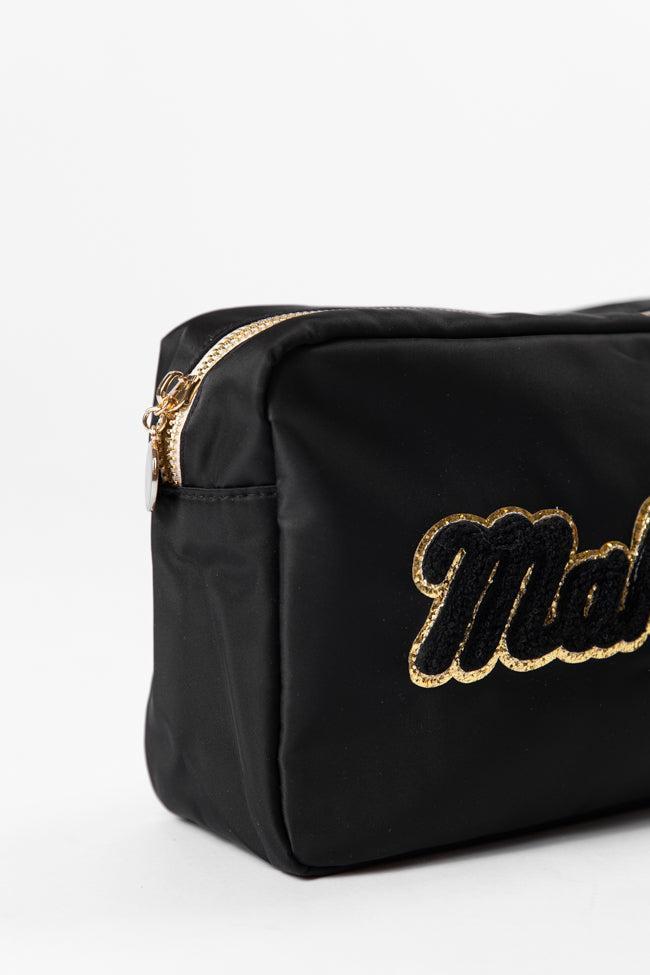 Black "Makeup" Travel Pouch SALE Product Image
