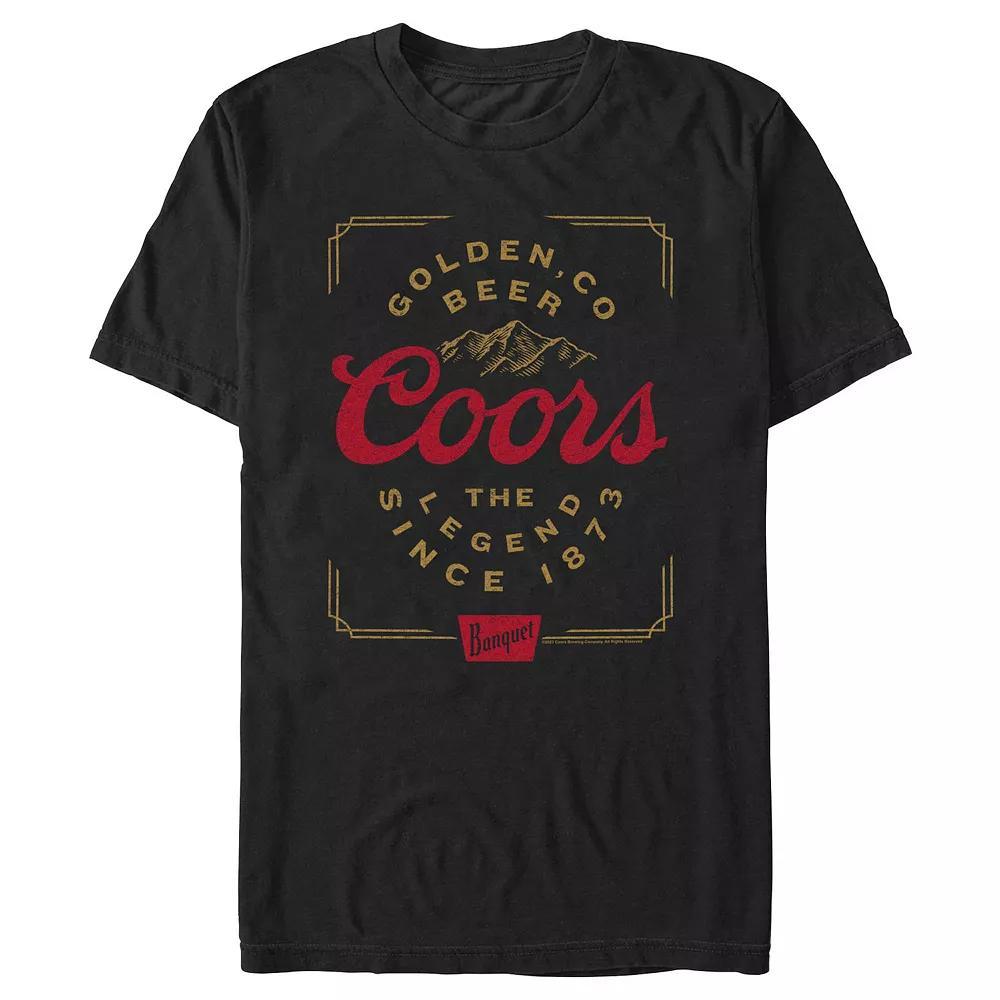 Men's Ted Lasso Believe Lockup Graphic Tee, Size: Large, Red Grey Product Image