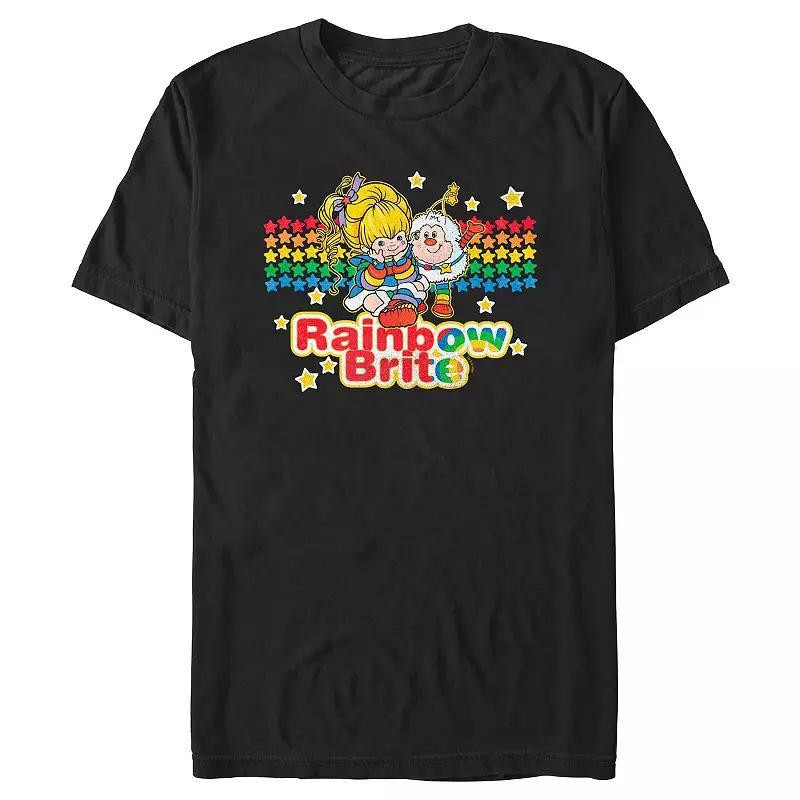 Men's Rainbow Brite And Twink Graphic Tee, Size: XL, Black Product Image