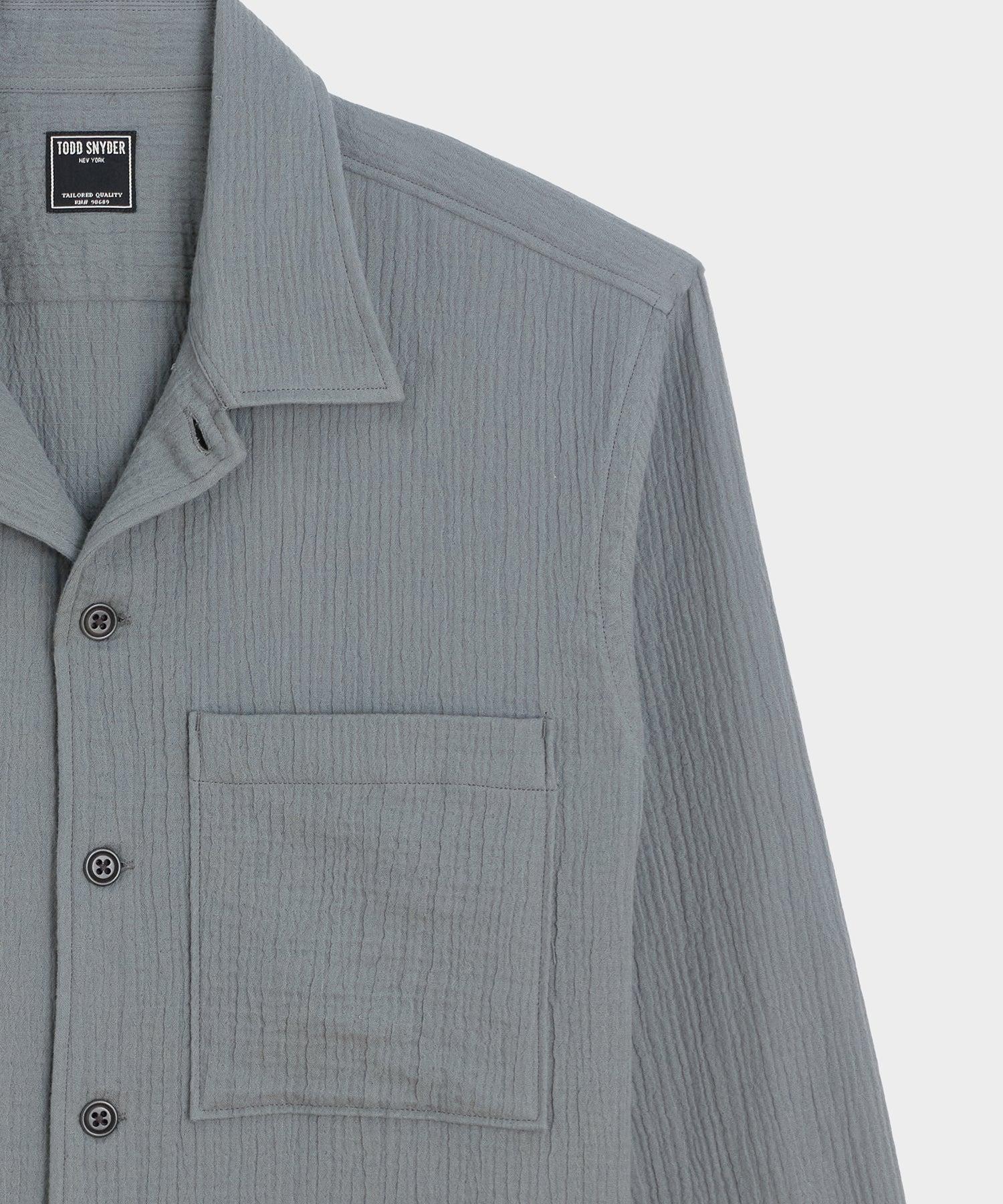 Cotton Double Cloth Gauze Overshirt Product Image