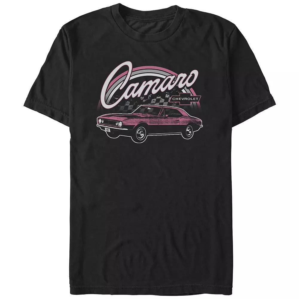 Men's Camaro Under The Rainbow Graphic Tee, Size: Large, Black Product Image