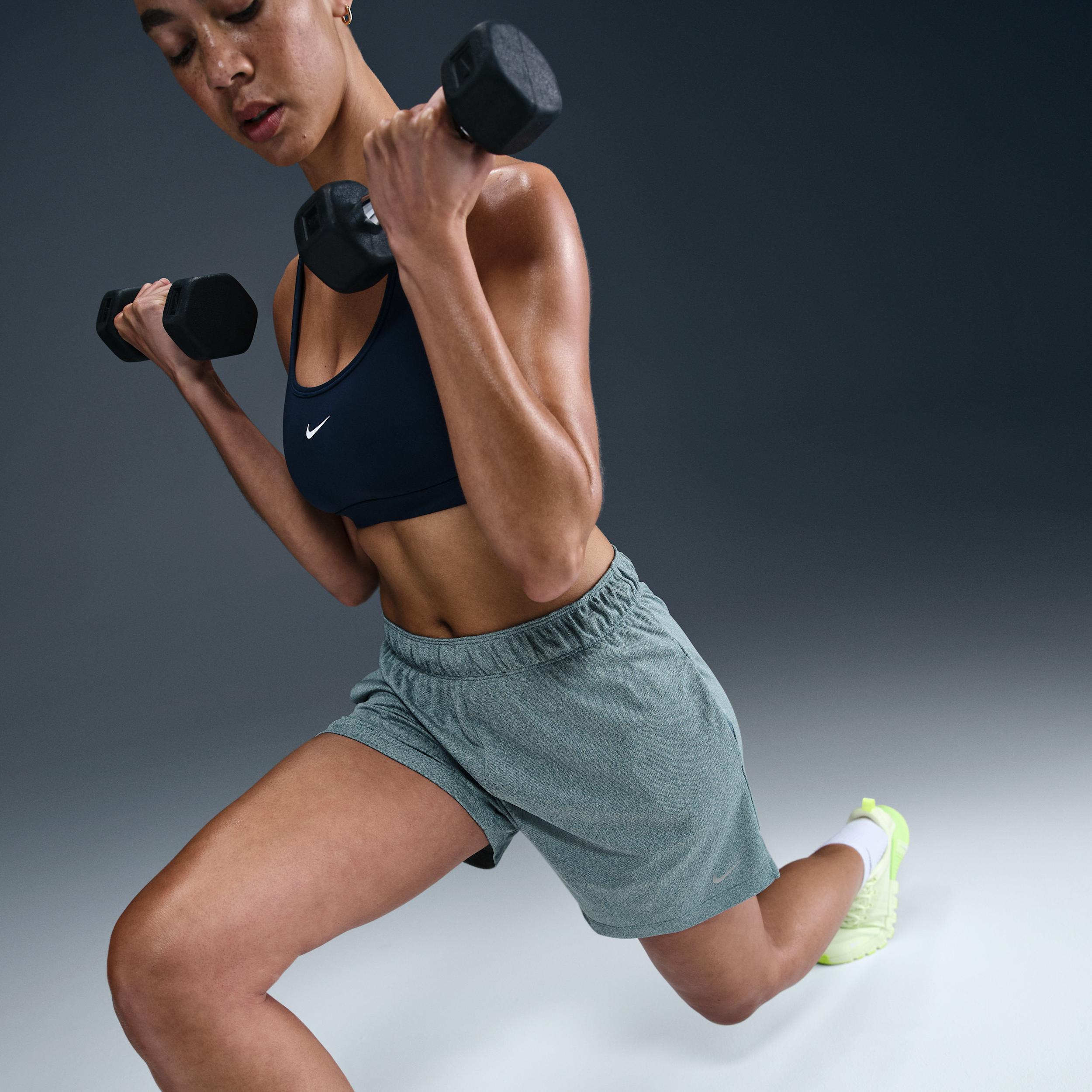 Nike Women's Attack Dri-FIT Fitness Mid-Rise 5" Unlined Shorts Product Image