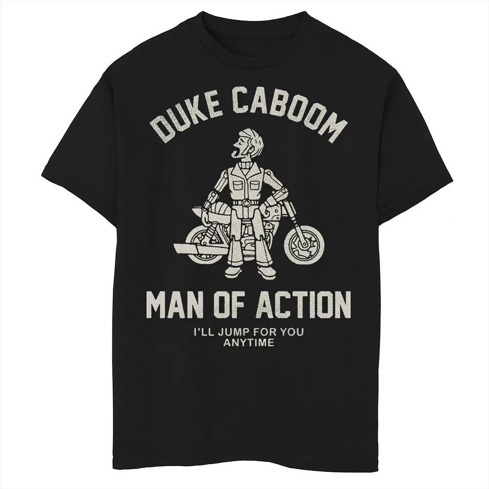 Disney / Pixar's Toy Story Boys 8-20 Duke Caboom Man Of Action Graphic Tee, Boy's, Size: Small, Black Product Image