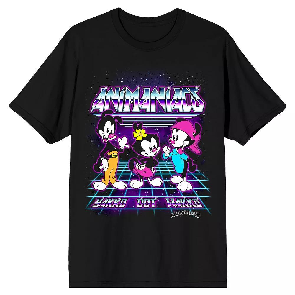 Men's Animaniacs Siblings Graphic Tee, Size: Medium, Black Product Image
