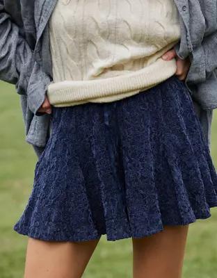 Aerie Lace Godet Skirt Product Image