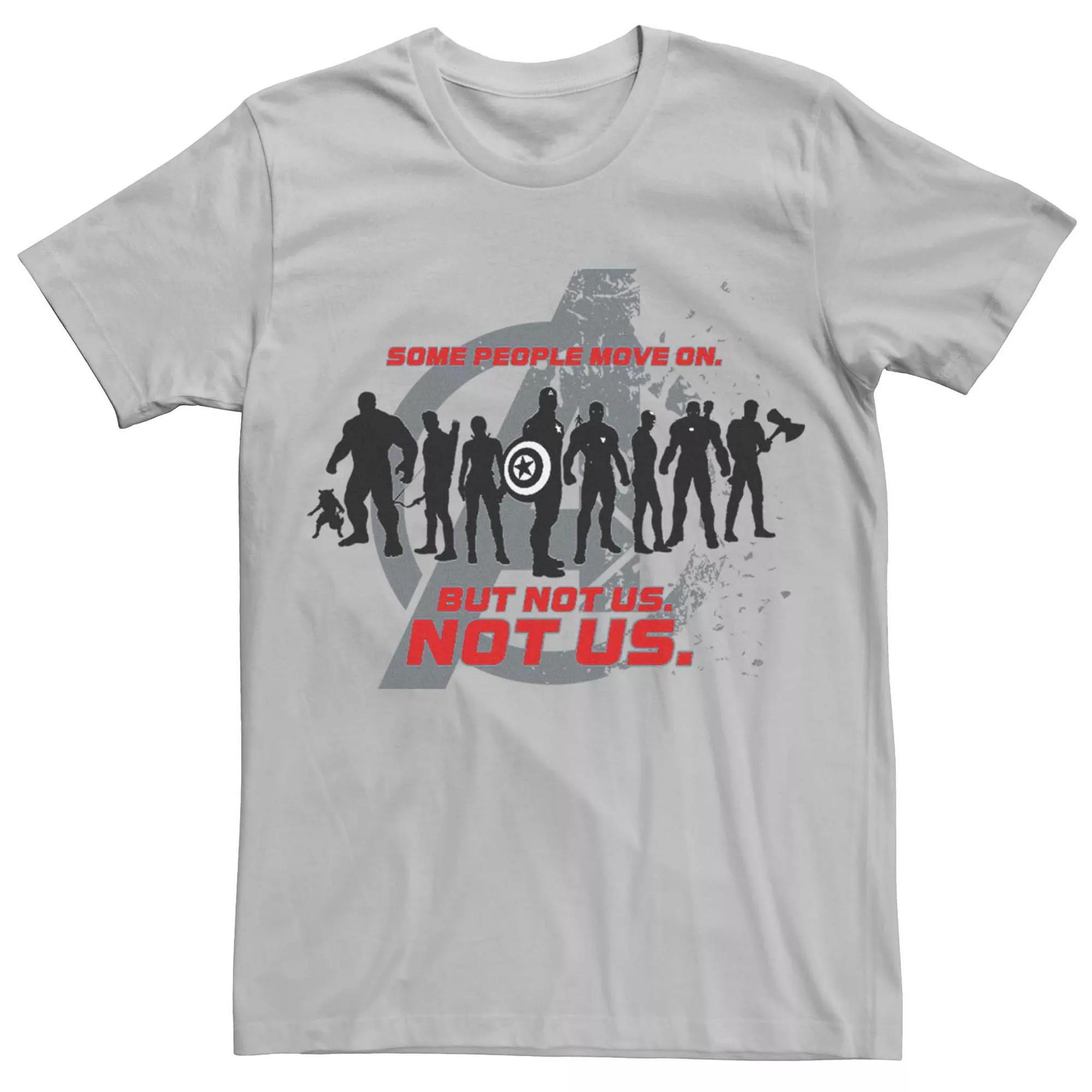 Men's Marvel Avengers Group Stand Strong Tee, Size: 3XL, Silver Product Image