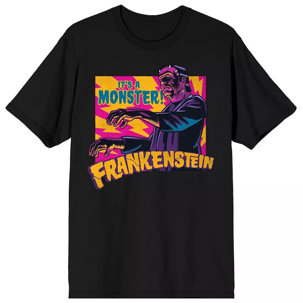 Men's Universal Monsters Monster Short Sleeve Graphic Tee, Size: Medium, Black Product Image
