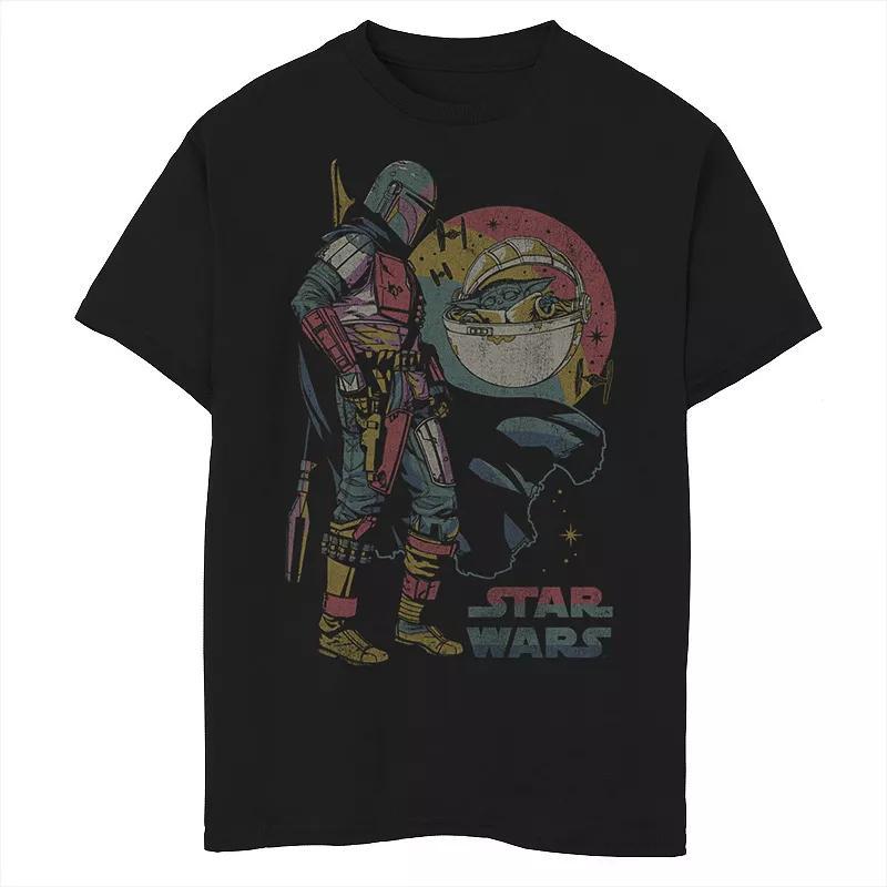 Boys 8-20 Captain Marvel '90s Style Logo Graphic Tee, Boy's, Size: XS, Black Product Image