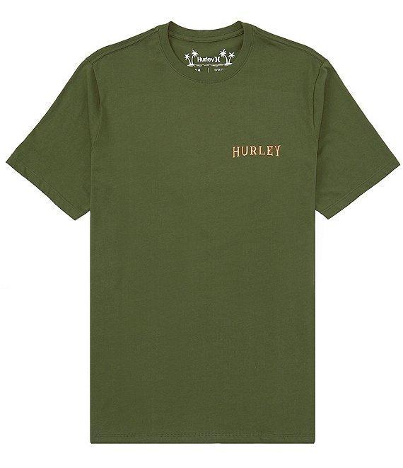 Hurley Tiger Palm Short Sleeve Graphic T-Shirt Product Image