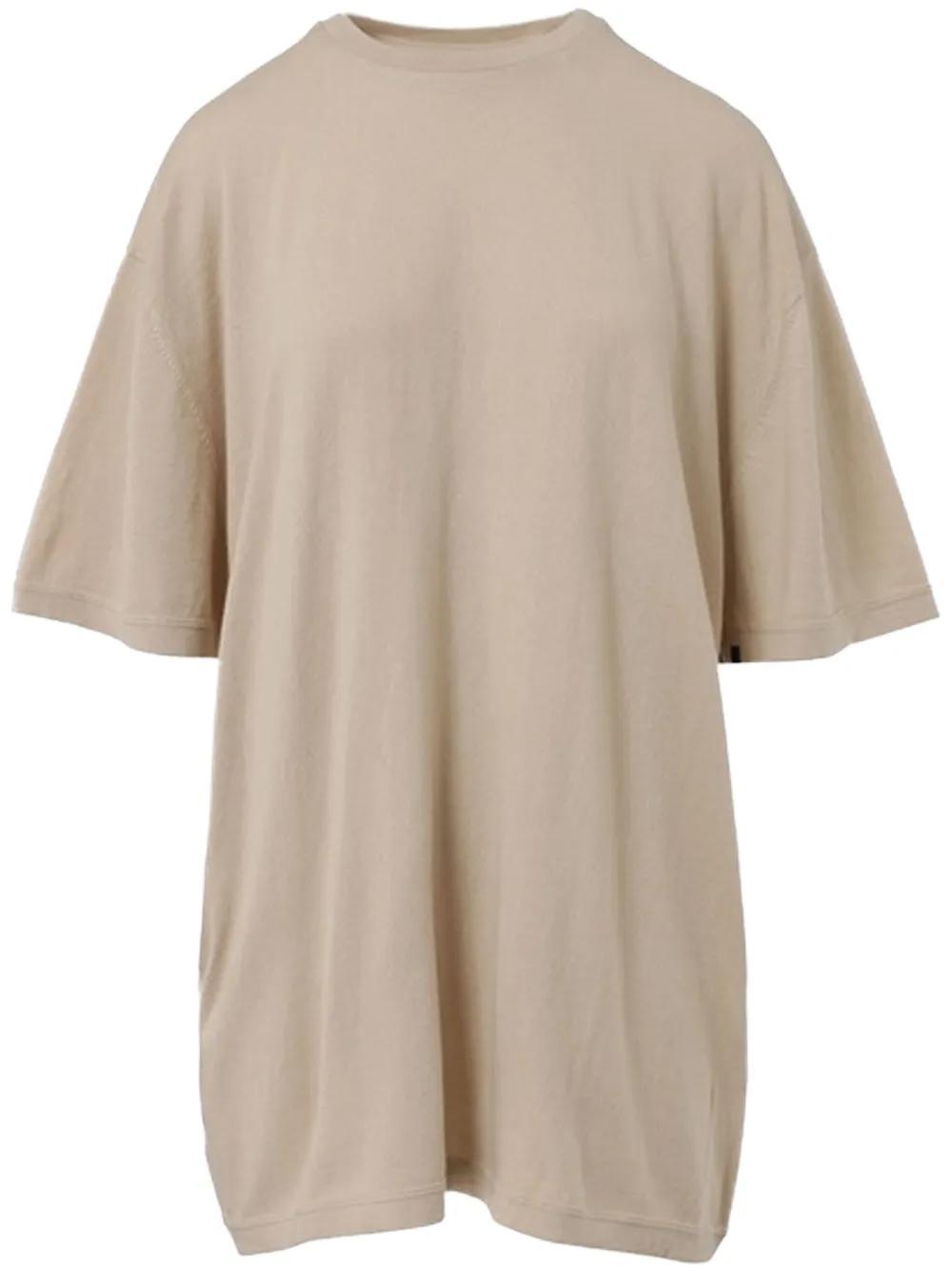 EXTREME CASHMERE Crew-neck T-shirt In Neutrals Product Image