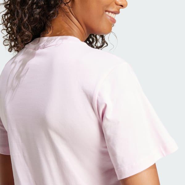 Womens adidas Essentials Small Logo Cotton T-Shirt Product Image