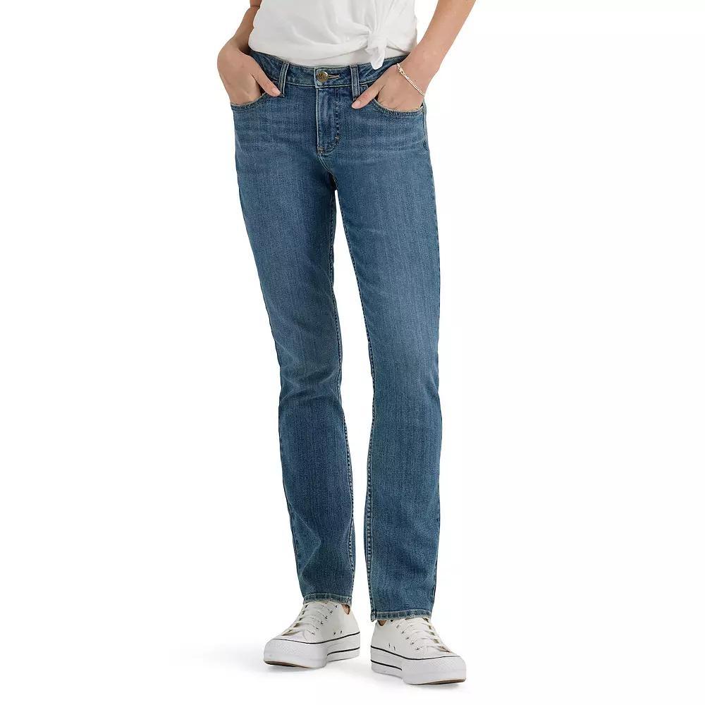 Women's Lee® Legendary Straight Jeans, Size: 12 Regular, Blue Luster Product Image