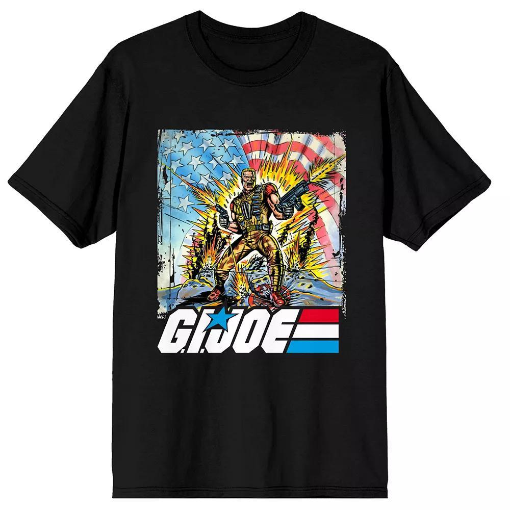 Men's G.I. Joe Action Pose Graphic Tee, Size: XL, Black Product Image