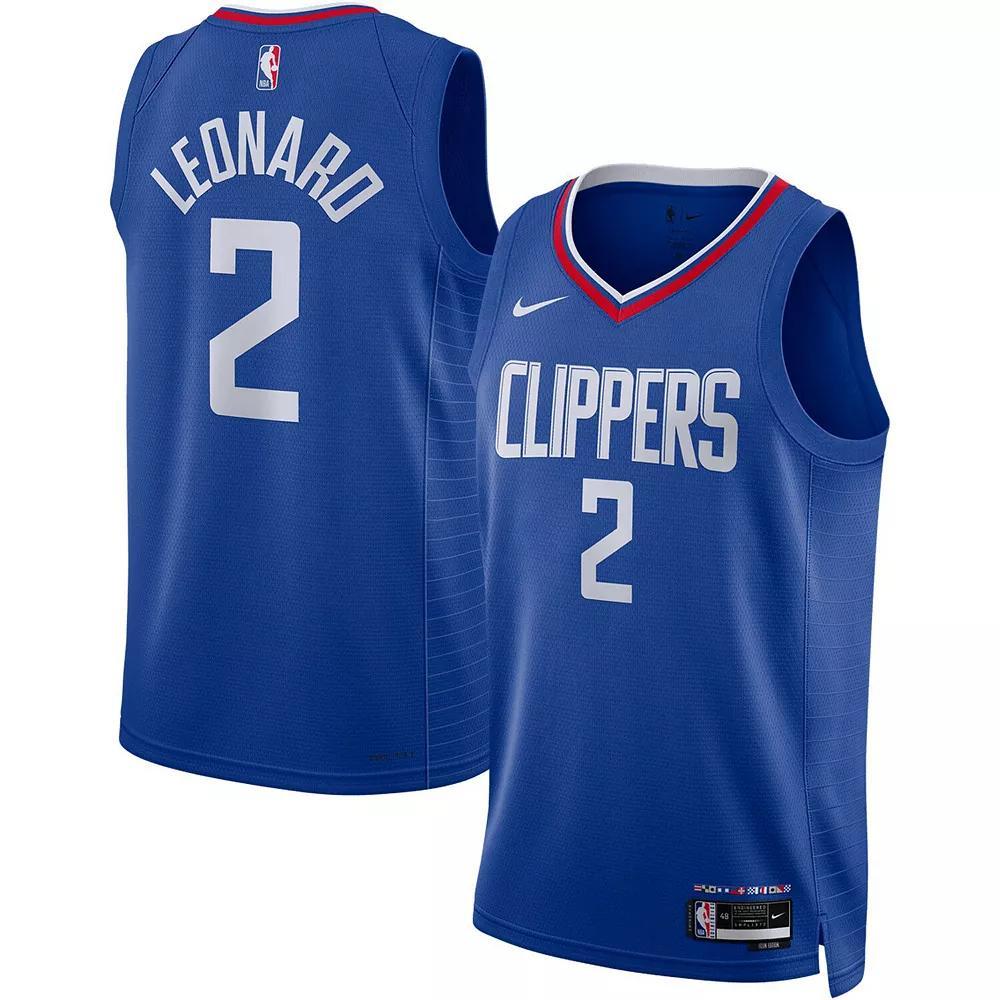 Unisex Nike Kawhi Leonard Royal LA Clippers Swingman Jersey - Icon Edition, Adult Unisex, Size: Small, Blue Product Image