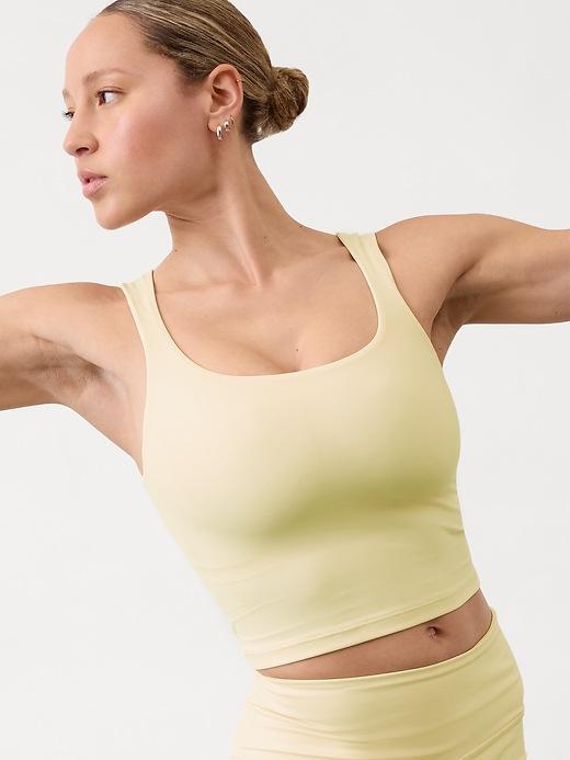 Transcend Square Neck Crop Sports Bra D-DD Product Image