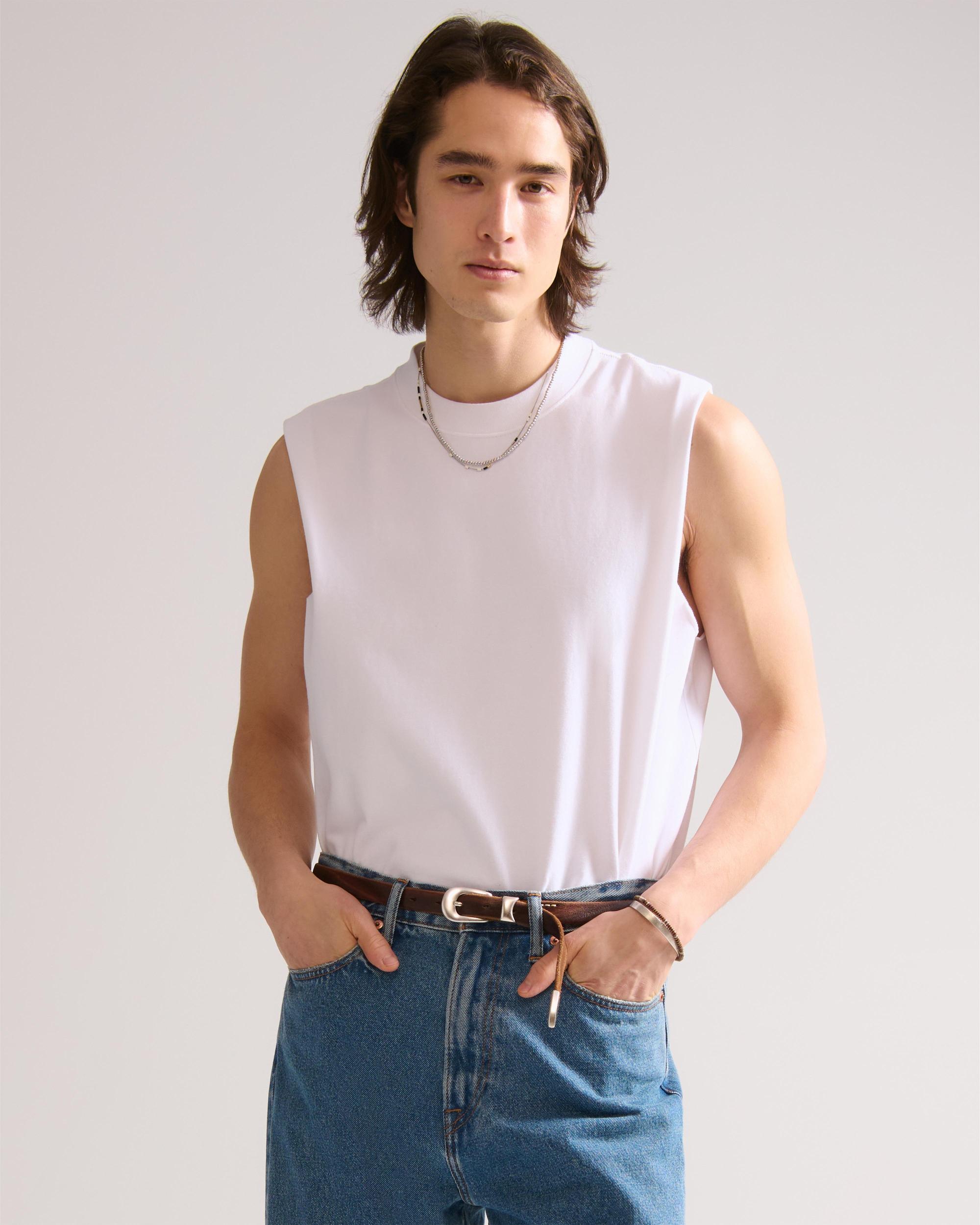 Premium Heavyweight Cropped Tank Product Image
