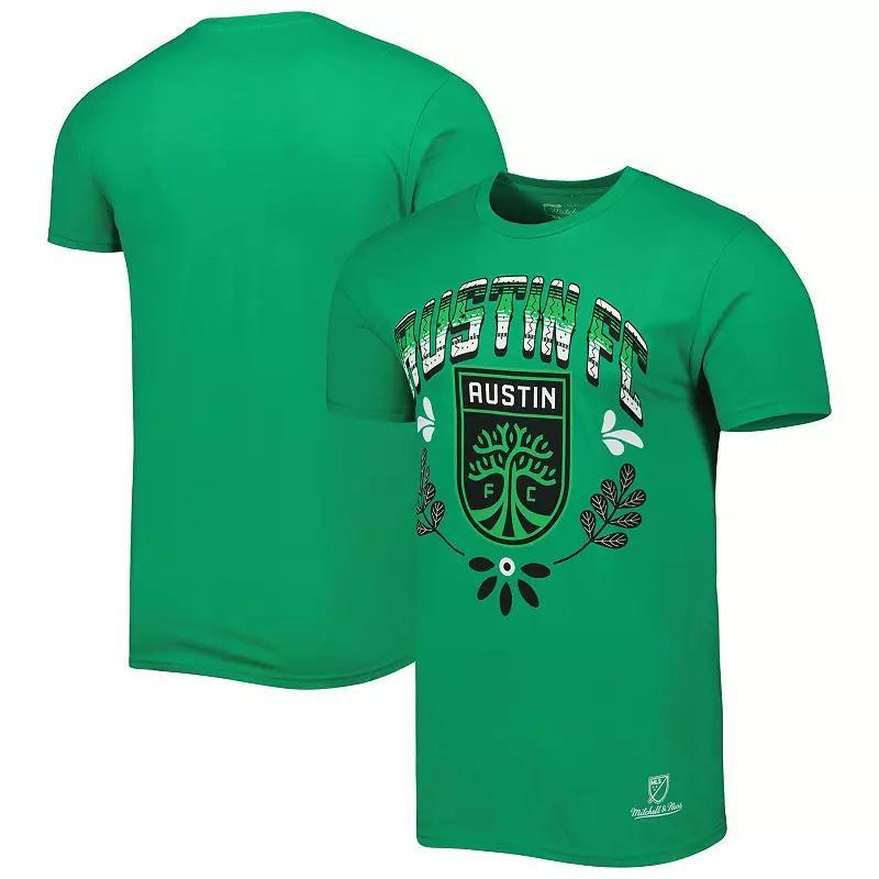 Men's Mitchell & Ness Green Austin FC Serape T-Shirt, Size: XL, Afc Green Product Image