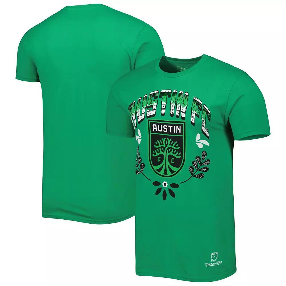 Men's Mitchell & Ness Green Austin FC Serape T-Shirt, Size: XL, Afc Green Product Image