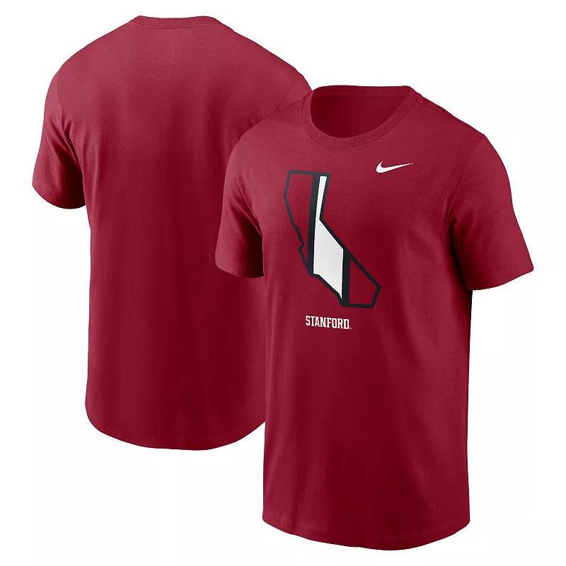 Men's Nike Cardinal Stanford Cardinal Campus State Shape T-Shirt, Size: Medium, Red Product Image