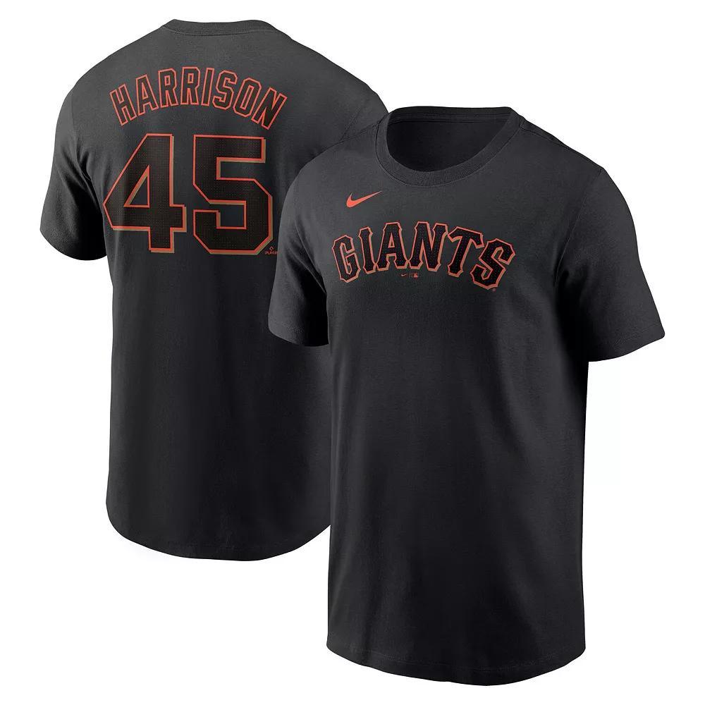 Men's Nike Matt Chapman Black San Francisco Giants Fuse Name & Number T-Shirt, Size: Large Product Image