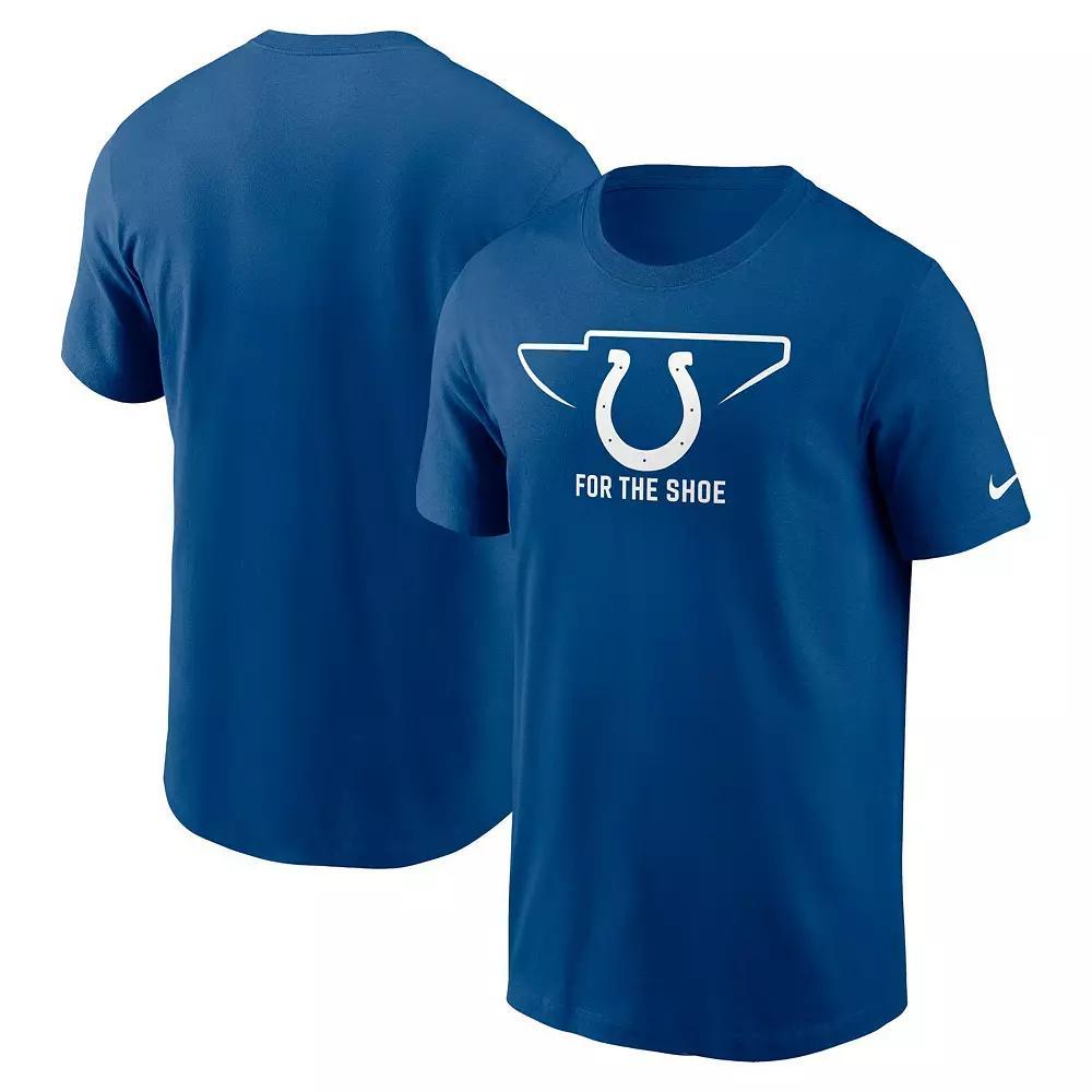 Men's Nike Navy Denver Broncos Blitz Essential T-Shirt, Size: Large, Blue Product Image