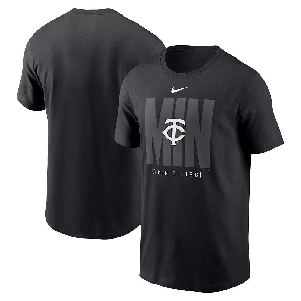 Mens Nike Los Angeles Angels 2-Hit T-Shirt Blue Product Image