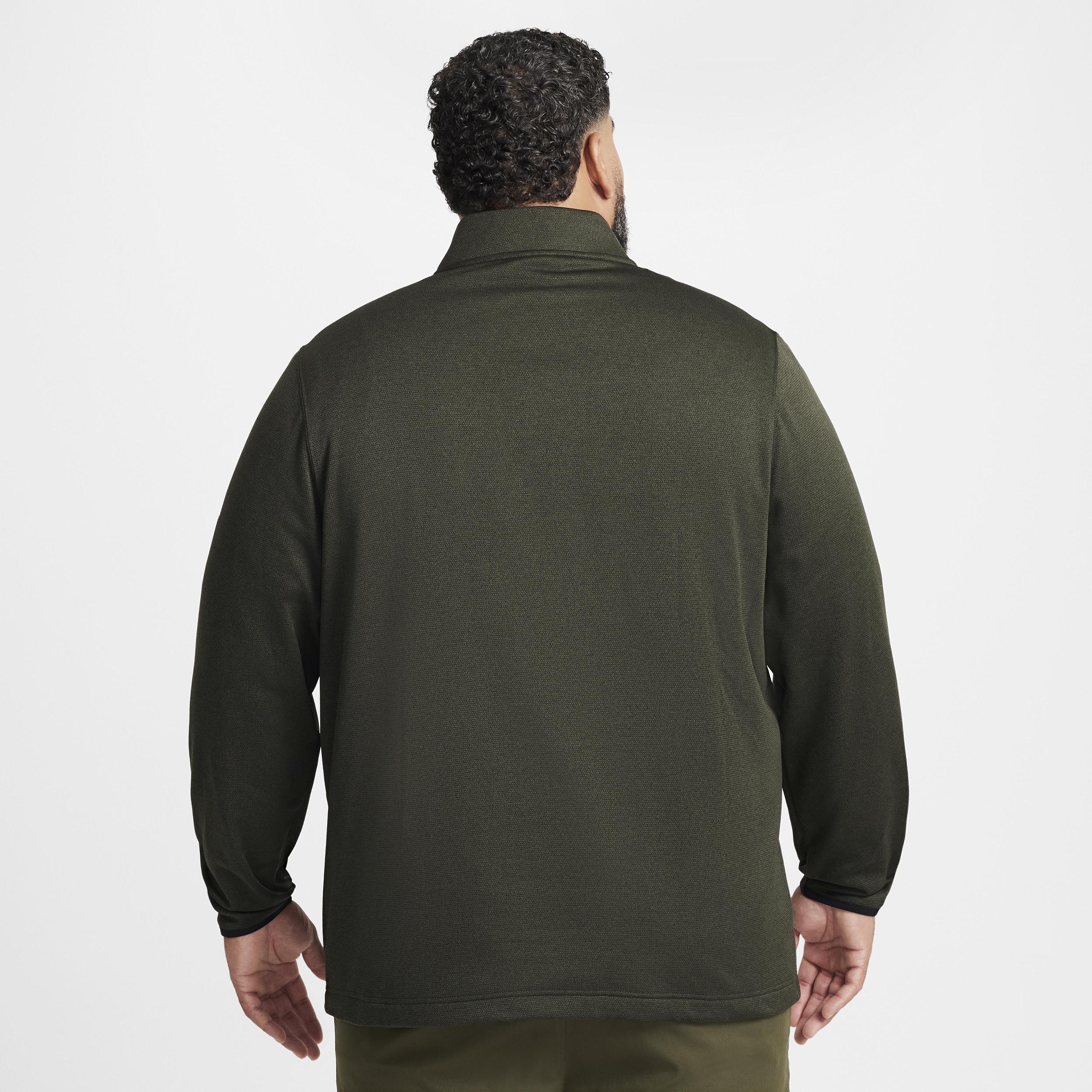 Men's Nike Therma-FIT Victory Golf Quarter-Zip Fleece Pullover, Size: Small, Cargo Green Product Image