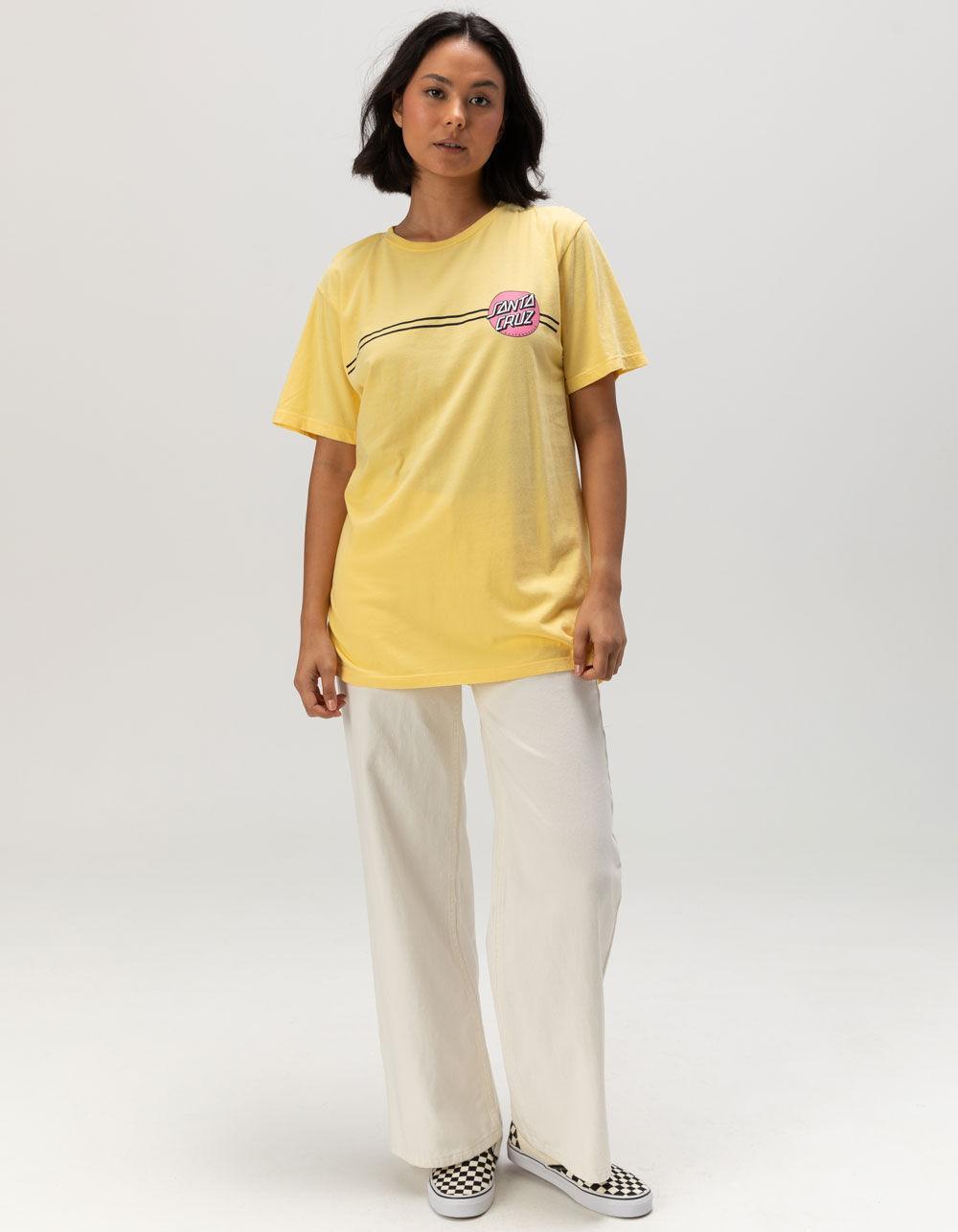 SANTA CRUZ Other Dot Womens Tee - YELLOW Product Image