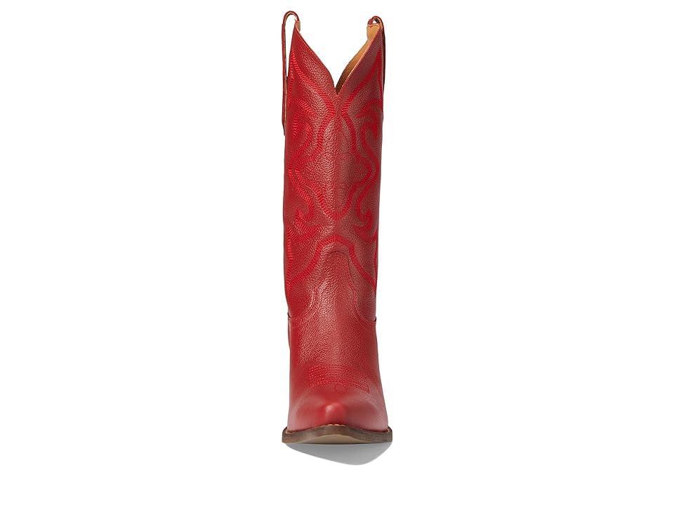 Dingo Out West Women's Suede Cowgirl Boots, Size: 8.5, Orange Product Image