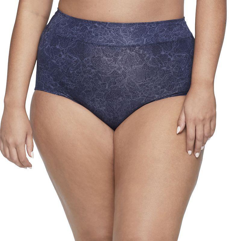 Warners No Pinching No Problems Tailored Brief 5738, Womens, Toasted Brown Product Image