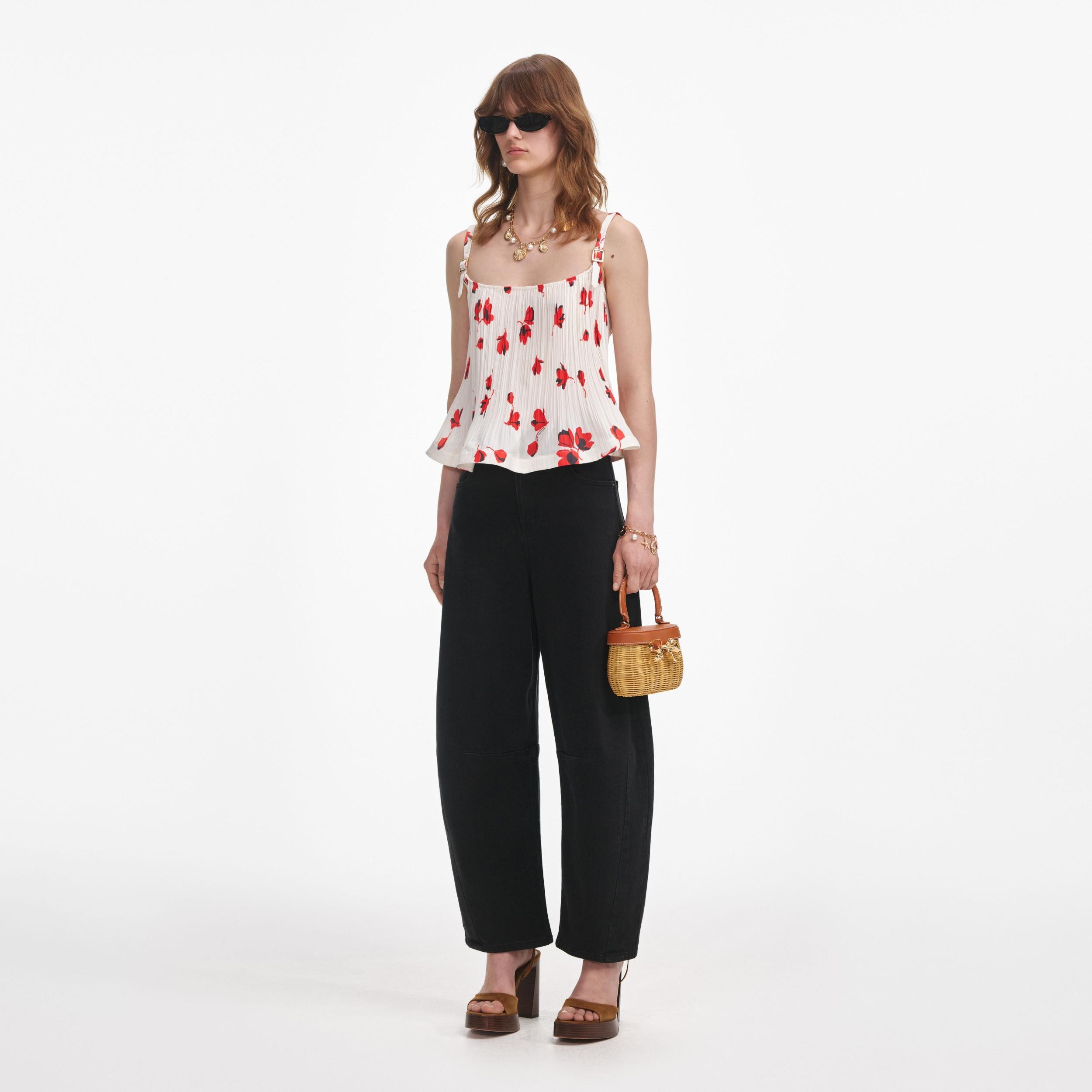 Black Barrel Leg Jeans Product Image