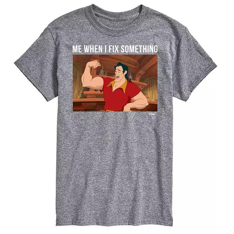 Disney Princess Big & Tall Gaston Graphic Tee, Mens Product Image