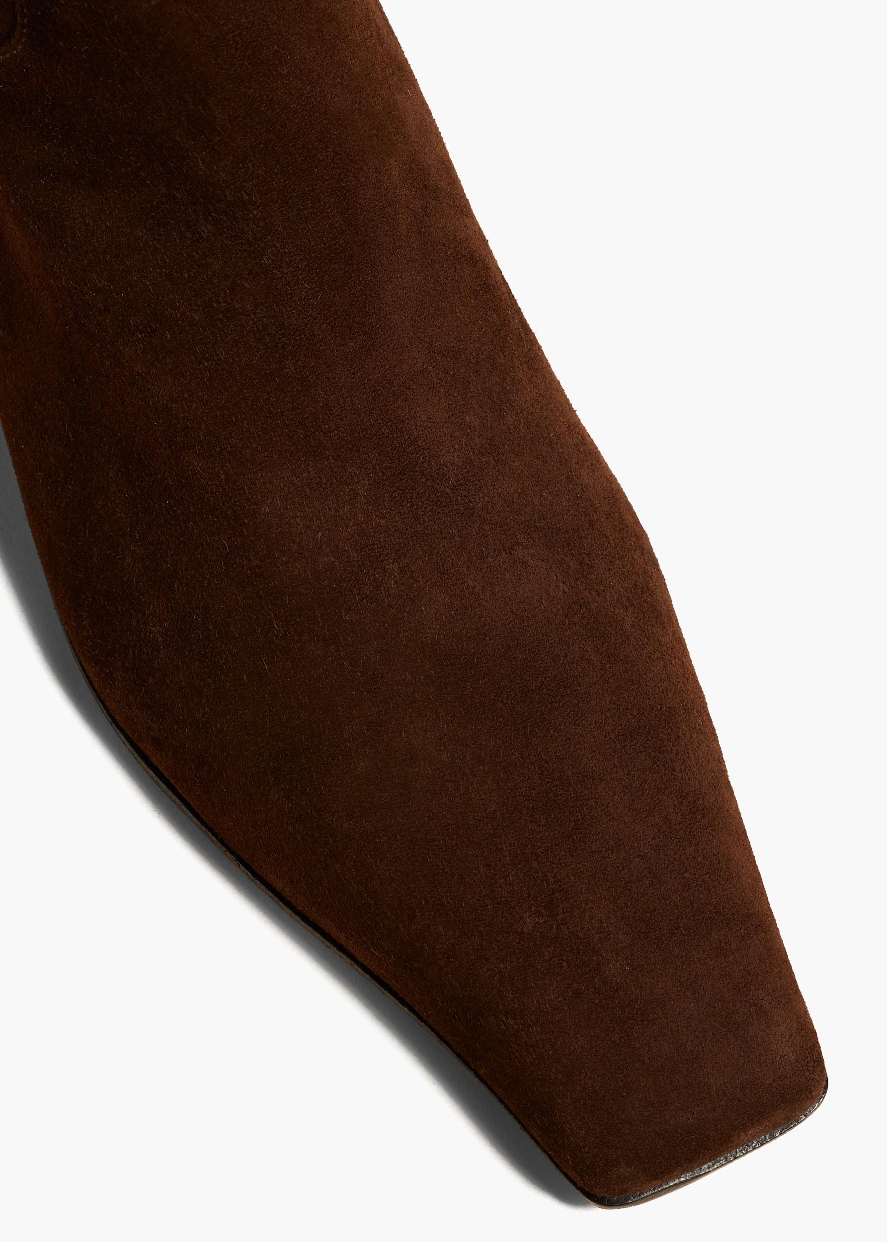 Marfa Knee-High Boot in Coffee Suede Product Image