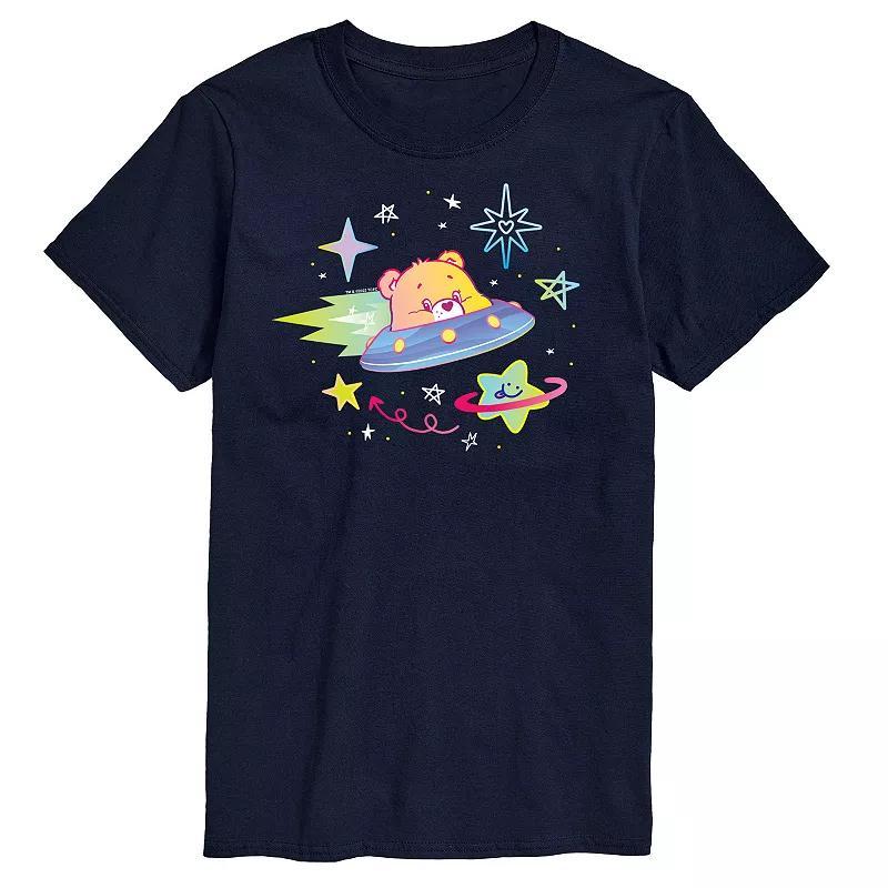 Big & Tall Care Bears UFO Stars Graphic Tee, Mens Product Image