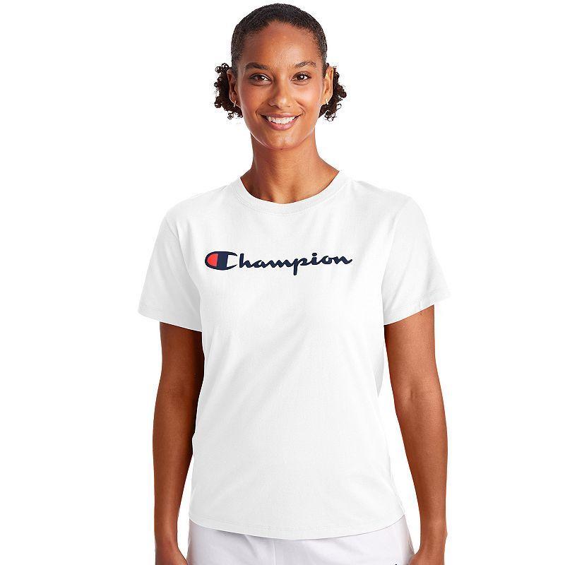 Champion The Classic Tee Ribbon) Women's Clothing Product Image