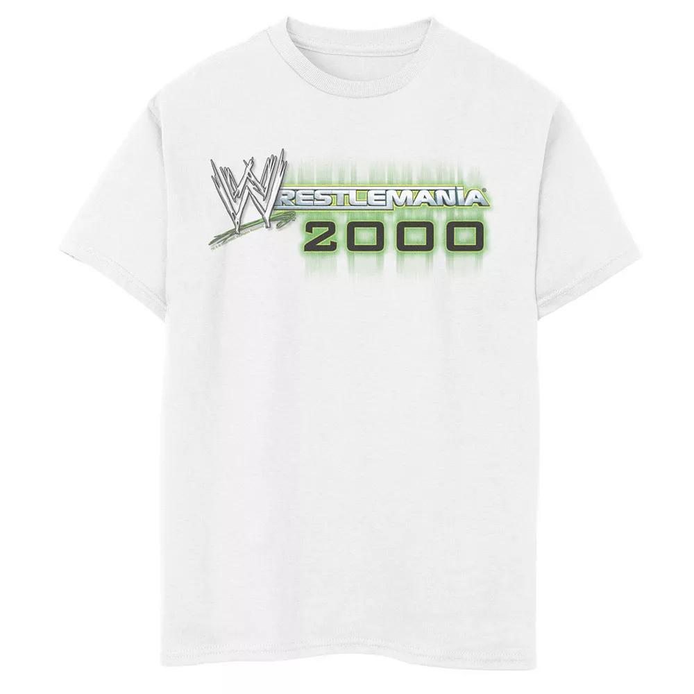 Boys WWE Wrestlemania 2000 Simple Logo Graphic Tee, Boy's, Size: XS, Black Product Image