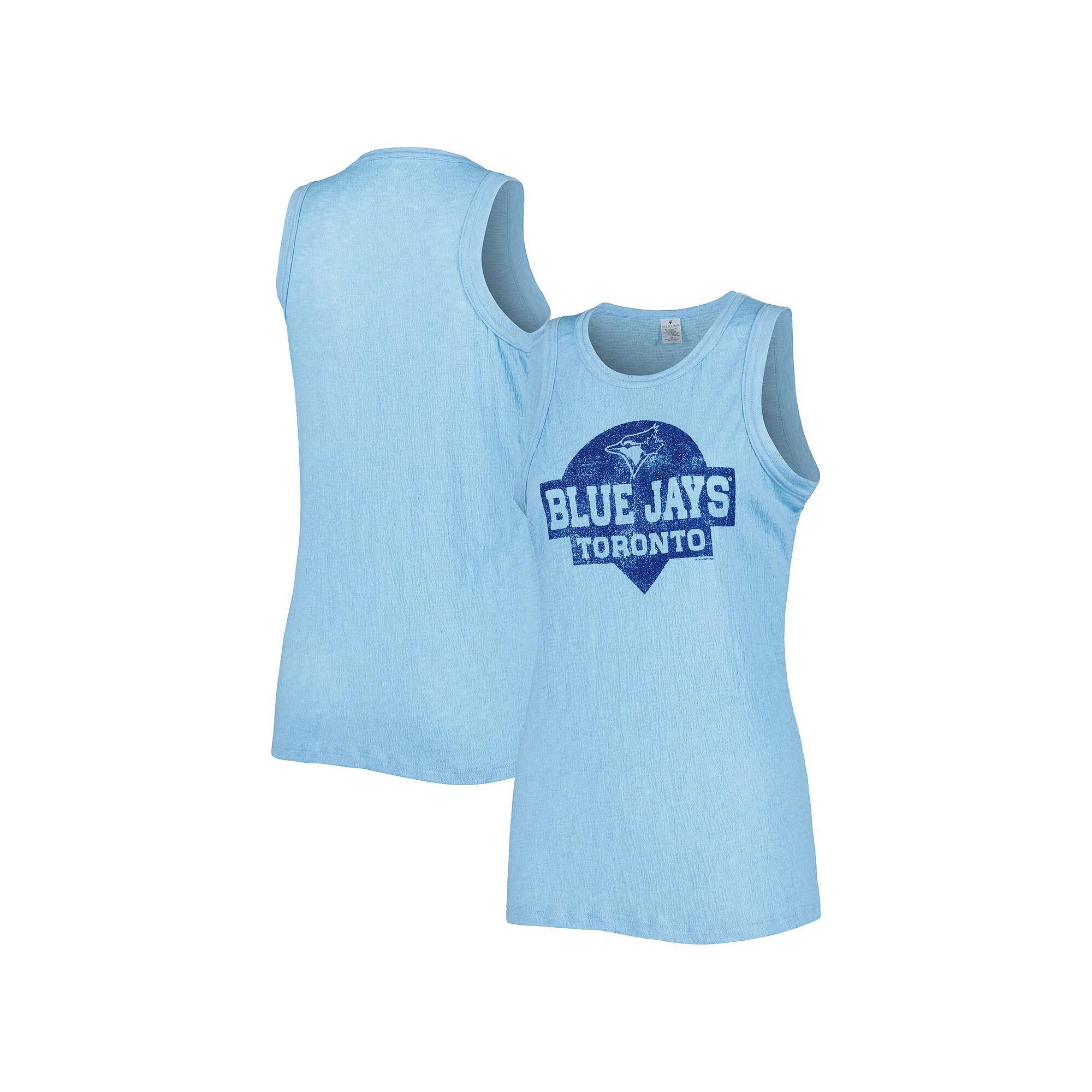 Women's Soft as a Grape Royal Toronto Blue Jays Tri-Blend Tank Top, Size: Medium, Jay Blue Product Image