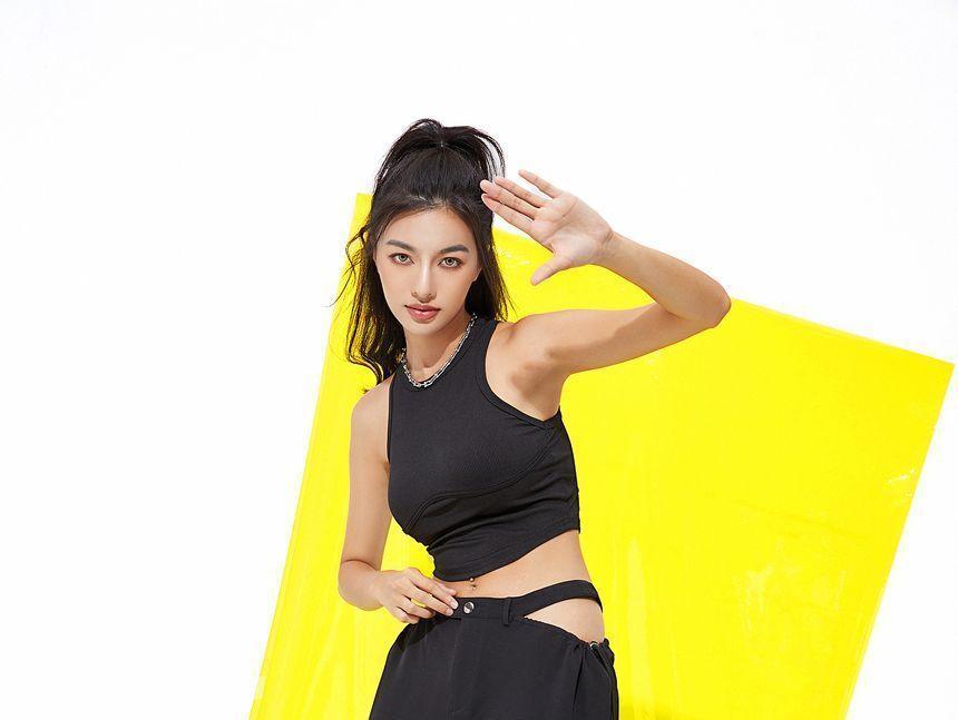 Eco-Friendly Low-Waist Strap Detail Cutout Wide-Leg Pants Product Image